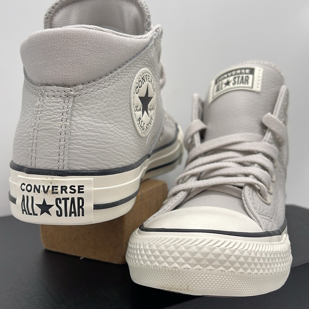 Converse Women's Chuck Taylor All Star High Top Sneakers - Light Gray - Picture 11 of 16
